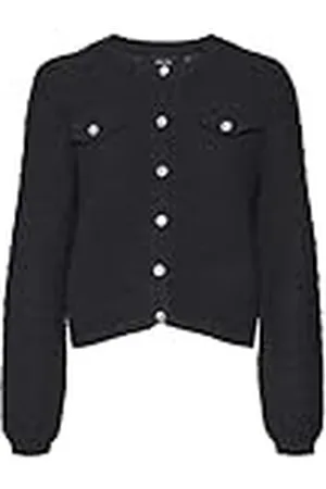 VERO MODA Dames Vmvioletta Ls Button Cardigan Gebreide jas, , XS EU, , XS