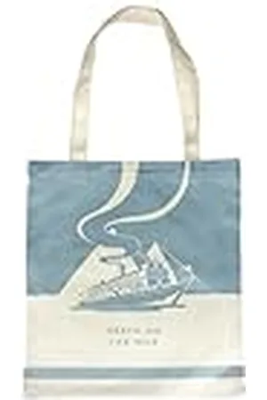 Half Moon Bay Death On the Nile Canvas Bag | Canvas tassen voor vrouwen en cadeaus voor boekenliefhebbers | Boodschappentas en tassen voor dames | Geschenken en geschenken van Agatha Christie voor