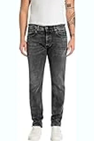 Replay Heren Straight Fit Jeans Grover, , 36W x 30L