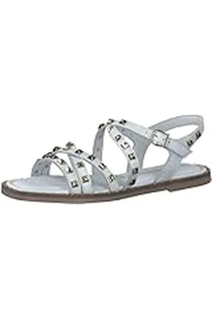 Marco Tozzi Dames 2-2-28112-20 leren sandalen, witte kam, 38 EU, , 38 EU