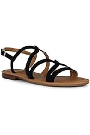 Geox Dames D Sozy S Y Platte sandaal, , 38,5 EU, , 38.5 EU