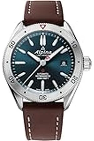 Alpina Herenhorloge analoog kwarts met roestvrijstalen armband mid-39664, , armband
