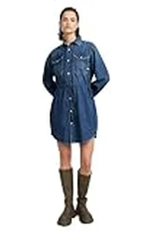 G-Star RAW Relaxed Drawcord Denim Jurk, , XS