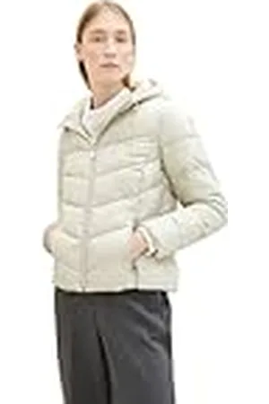 TOM TAILOR Lichtgewicht gewatteerde jas voor dames met capuchon, , S