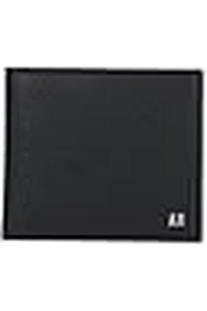Armani Exchange Heren Essential, Elba, Debossed Overall Logo Bi-Fold Wallet, , , Eén maat
