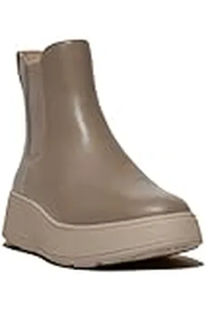 FitFlop F-Mode Leren Flatform Chelsea Boots voor dames, , 42.5 EU
