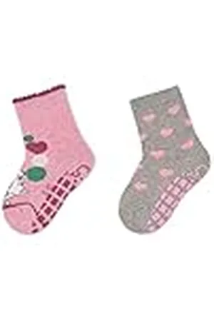 Sterntaler Babymeisjes ABS-sokken dubbelpak muis + hart kousen, , normaal
