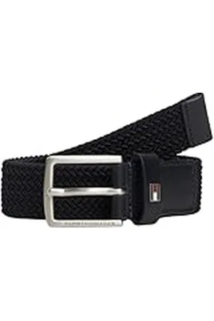 Tommy Hilfiger Unisex Kids Elastische Gevlochten Riem Vast, Space Blue, S-M, , S/M