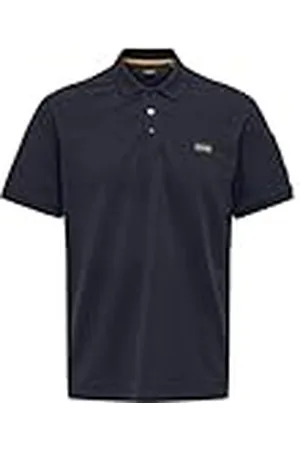 Only & Sons Heren Poloshirt Korte Mouwen Polo Kraag Katoen Overhemd Casual Shirt, Colour: , Size:L