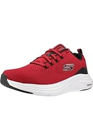 Skechers Heren Vapor Foam Trainers, Rood Mesh/Synthetisch/Zwart Trim, 43 EU, , 44 EU