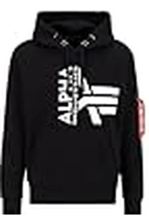 Alpha Industries Heren Half Logo Foam Hoody Hoody met capuchon, , S
