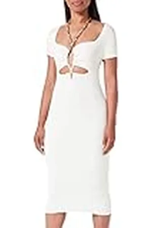 Pinko Geribbelde zirkoon jurk voor dames, , XXS