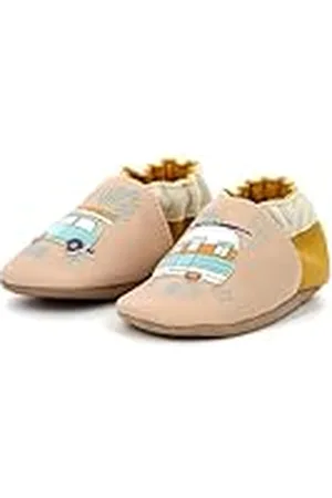 Robeez VINTAGE REST, babyschoenen, beige, geel, 21/22 EU, , 21/22 EU