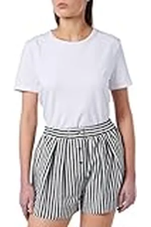 Pinko Dames Sibilla Jacquard, gestreepte shorts, , XXS, , XXS