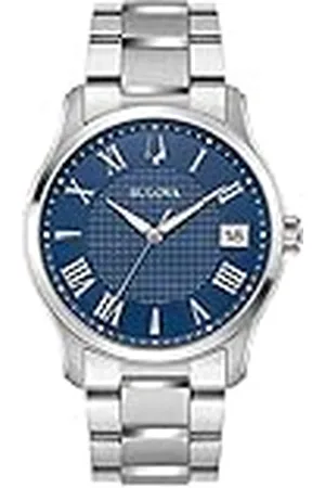 BULOVA Analoog kwartshorloge voor heren, met roestvrijstalen armband 96B386, , armband