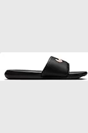 Nike Victori One SWSH Slides voor heren, zwart/sesame-zwart, 48,5 EU, , 48.5 EU