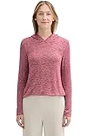 TOM TAILOR T-shirt met lange mouwen voor dames, , XXL