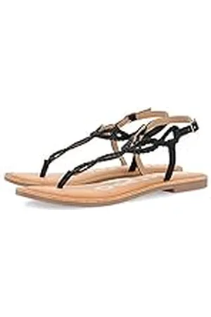 Gioseppo Fyffe sandalen met open teen voor dames, Zwart Zwart Zwart, 36 EU