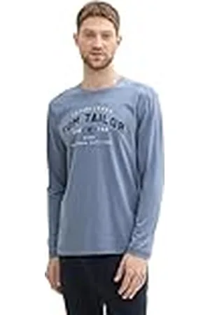 TOM TAILOR T-shirt met lange mouwen voor heren, , XXL