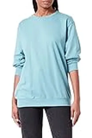 Trigema Dames 574501 sweatshirt, zeegras, M, , M