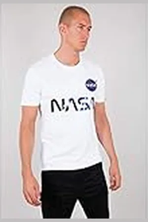 Alpha Industries NASA Reflecterend T Shirt voor Mannen