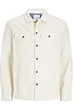 JACK & JONES Jjeeddie Corduroy Overhemd voor heren, Ls Sn shirt met lange mouwen, , XL