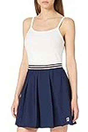 Fila Dames Cais Pleated Skirt-Black Iris-XL rok, dames