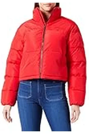 Calvin Klein Jeans Vrouwen Non Down Cropped Puffer Gewatteerde Jassen, , XXL