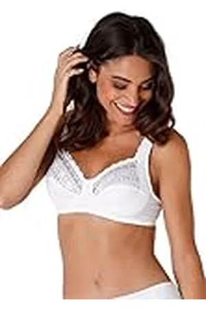 Lovable Beha zonder beugel en cups van jacquard-katoen voor dames, , 34 / 3B