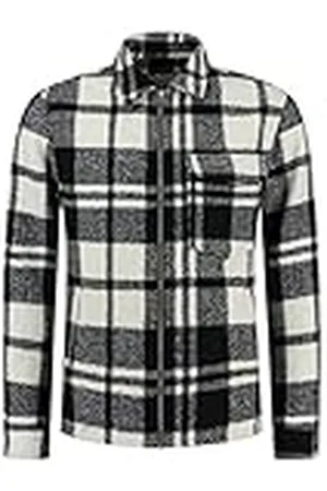 GOOSECRAFT Heren Gc Spotter Overshirt Leather Jacket, , XS