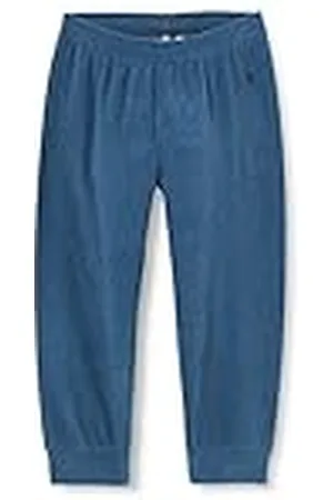 Color Kids Unisex baby fleece broek, gestreepte vrijetijdsbroek.
