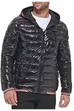 Calvin Klein Heren Heren Hooded Super Shine Puffer Jacket Jacket, , S