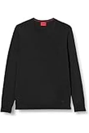HUGO BOSS Heren San Cesar-V Knitted_Sweater, Black1, S