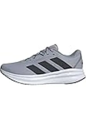 adidas Heren Galaxy 7 Running Shoes, Halo Silver/Carbon/Core Black, 44 2/3 EU
