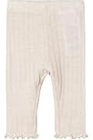 NAME IT Nbfwossa Wool/Silk Rib leggings voor babymeisjes, , 56 cm