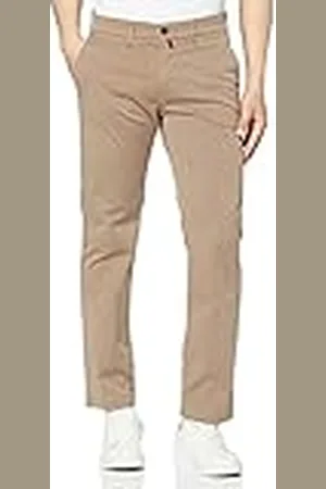 Pierre Cardin Lyon Voyage Chino Birds Eye broek voor heren, , 31W / 34L