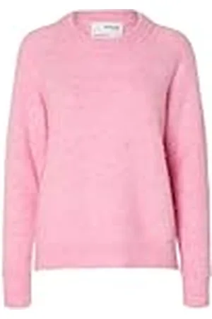 SELECTED Dames Slflulu Ls Knit O-Neck B Noos Pullover, , XS