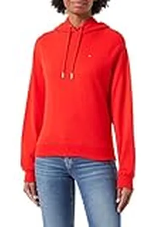 Tommy Hilfiger Hoodie met vlag op borst voor dames, , XS