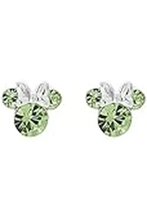 Disney Minnie Mouse E905162RAUGL Oorstekers voor dames, 925 sterling zilver, kristal
