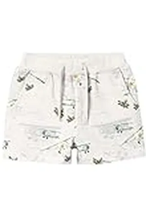 NAME IT Jongens NMMHALFDAN Sweat UNB Shorts, Light Grey Melange, 98, , 98 cm