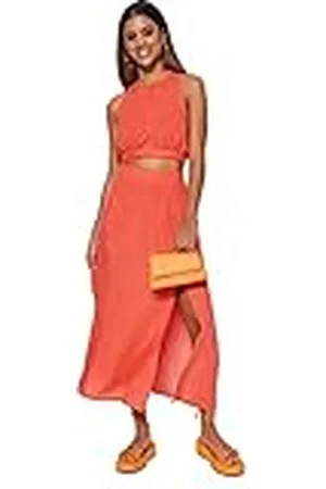 Trendyol Midi Uitlopende Regular Fit Geweven Rok voor dames, , 38