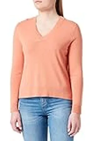 QS by s.Oliver Dames V-hals pullover lange mouwen, , 36, , 36