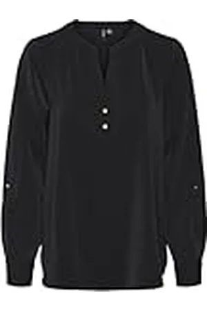 VERO MODA Vmani Ls Top WVN Ga Noos Damesblouse met lange mouwen, , XS