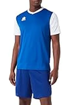 Luanvi Sportshirt voor heren | model Creta kleur blauw en wit | T-shirt van interlock-stof - maat 4XS, standaard, , 4XS