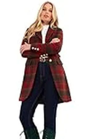 Joe Browns Longline velours geruite jas voor dames, , 38
