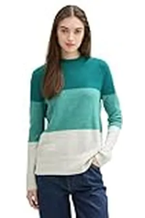 TOM TAILOR Gebreide damestrui met strepenpatroon, , L