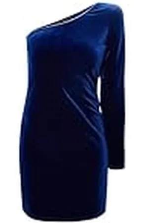 NAEMI Dames One Shoulder mini-jurk 19229179-NA01, BLAU, XS, , XS