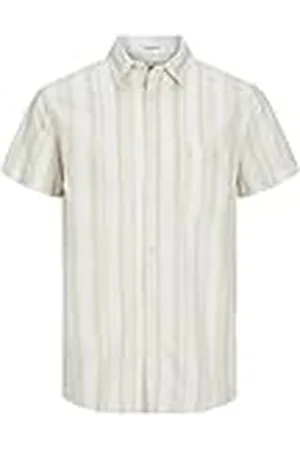 JACK & JONES JORLINEN Blend Aruba Stripe Shirt SS, , S