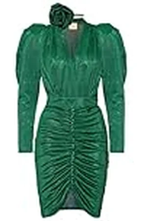 Swing Dames glitterjurk | elegante jurk | feestelijke jurk | partyjurk | zomerjurk | avondjurk | cocktailjurk | bodycon jurk | sexy | V-hals | lange mouwen | | 42, , XL