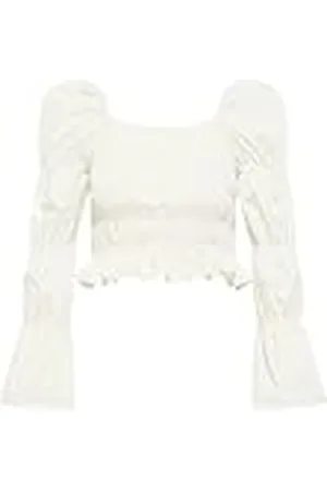 Faina Dames blouse tuxe, wolwit, XS, , XS